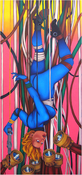 Illustration for article titled Space Babes in Danger: The Space Opera Pin-Up Art of Megan Burns